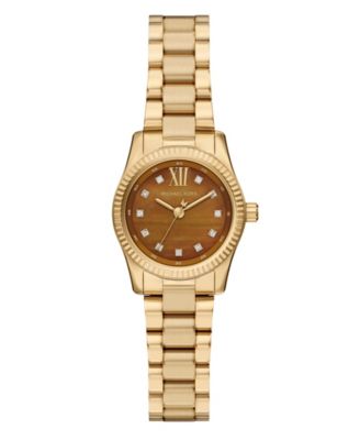 Women's Lexington Three-Hand Gold-Tone Stainless Steel Watch, 26mm