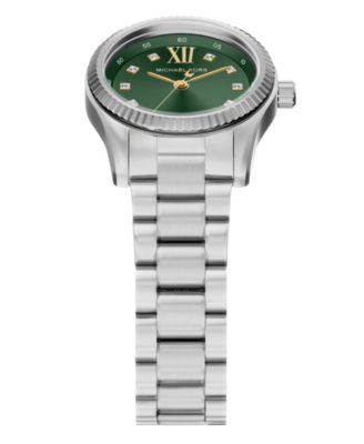 Women's Lexington Three-Hand Silver-Tone Stainless Steel Watch, 26mm