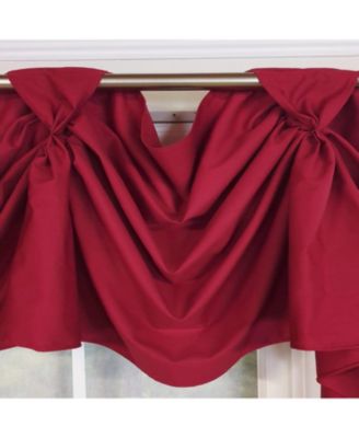 Classic Twil 3-S Victory 100% Cotton Tab Top Swag Window Curtain 54" x 25"