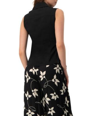 Women's Sleeveless Shirt Blouse