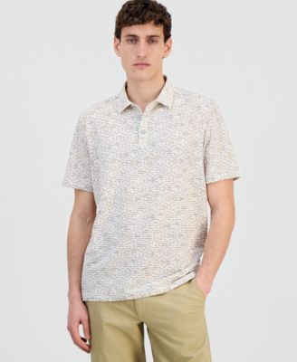 Men's Costa Wave Mosaic Polo Shirt