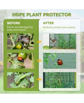 Crop Cage, Large Plant Protection Tent with Zippe Door,