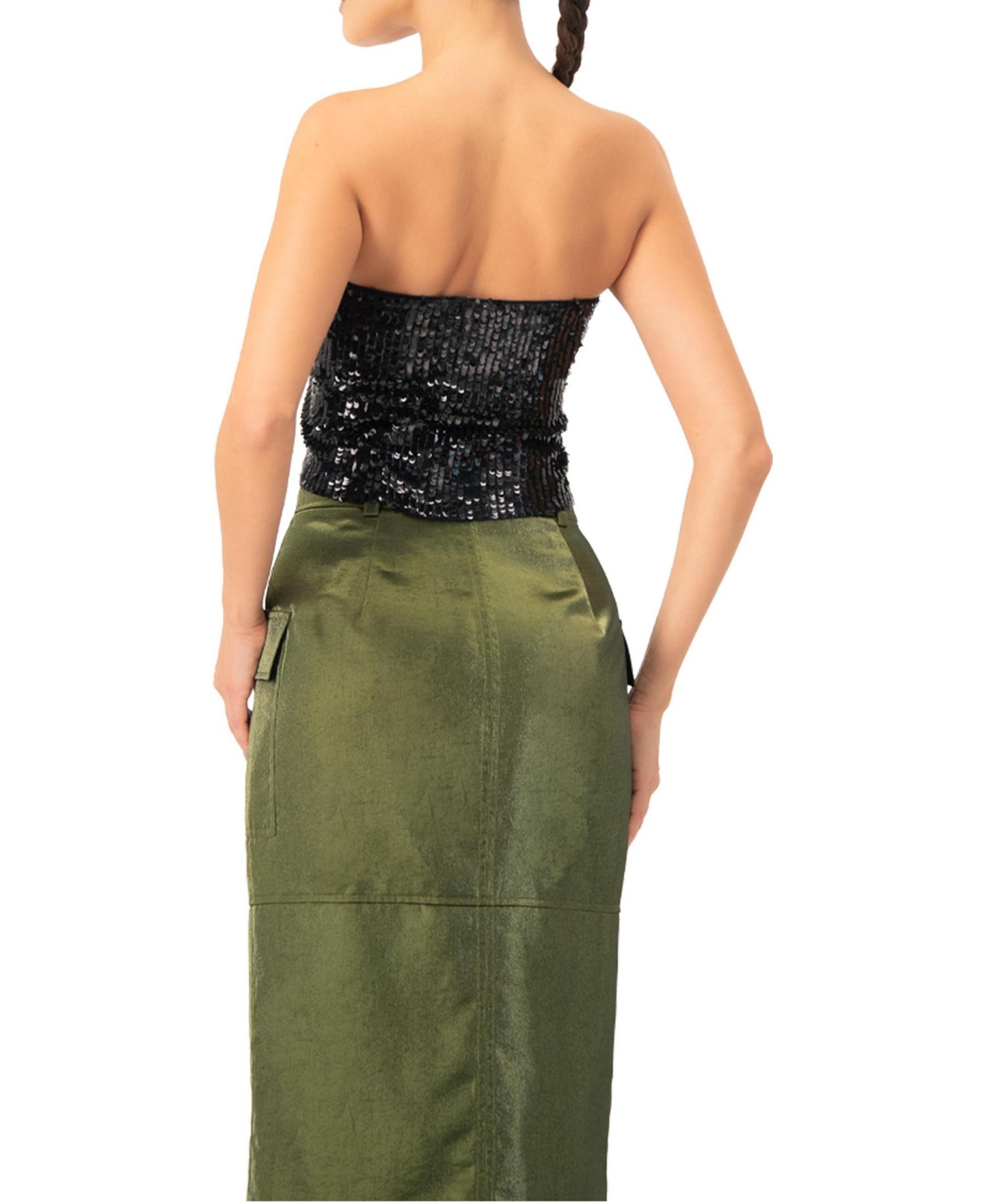 Women's Sequin Tube Top