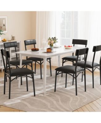 Kitchen Table Dining Chairs Set of 2 Upholstered Dining Chairs for Dining Room, Home Office, Living Room