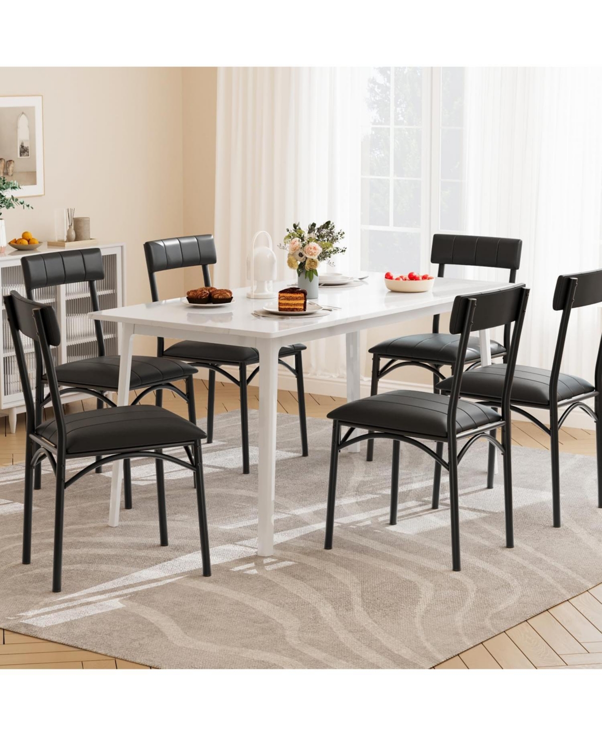 Gaomon Kitchen Table Dining Chairs Set of 2 Upholstered Dining Chairs for Dining Room, Home Office, Living Room