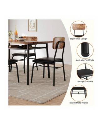 Kitchen Table Dining Room Set For 2 3Piece Modern Dining Table Set for Dining Room, Home Office, Living Room