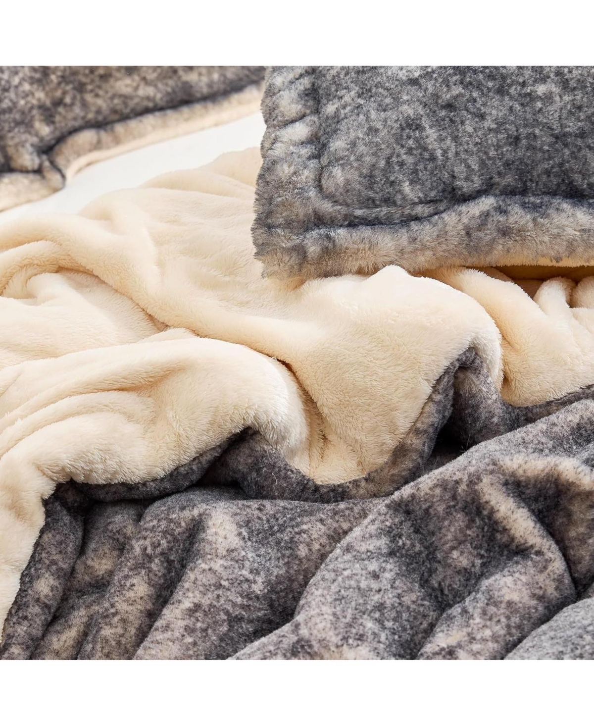 Coma Inducer Polar Wolf - Coma Inducer Oversized Twin Comforter Set