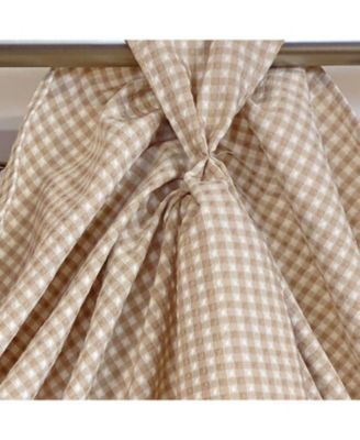 Colburn 3-S Victory 100% Cotton Tab Top Swag Window Curtain 54" x 25"