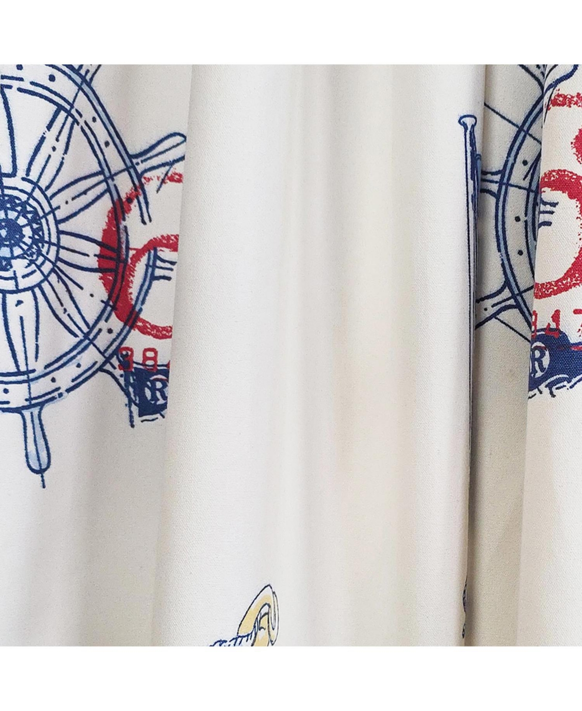 Rlf Home Ralph Lauren Navigator 100% Cotton Rod Pocket Window Curtain set of 2