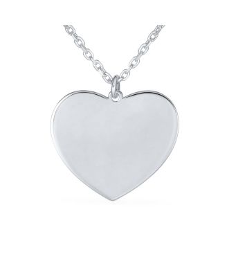 Mother Daughter Stick Figure Words Best Mom Heart Pendant Sterling Silver