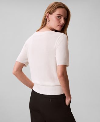 Women's V-Neck Knit Sweater