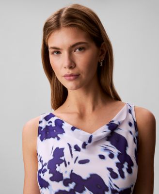 Women's Printed Sleeveless Dress