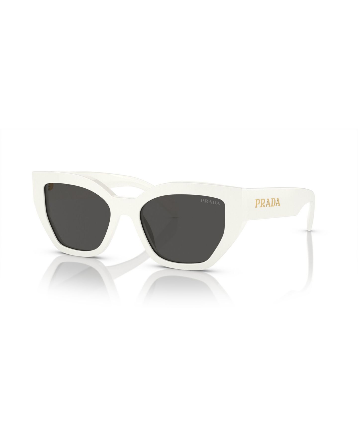 Женские солнцезащитные очки Prada Butterfly Sunglasses, PR A09S, цвет: Talc — фото 1