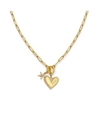 Bloom MOM Heart Necklace