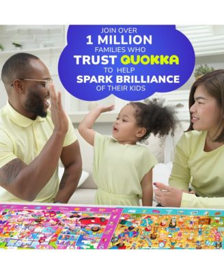 4x100 Pcs Jigsaw Puzzles Search and Find for Kids 4-6