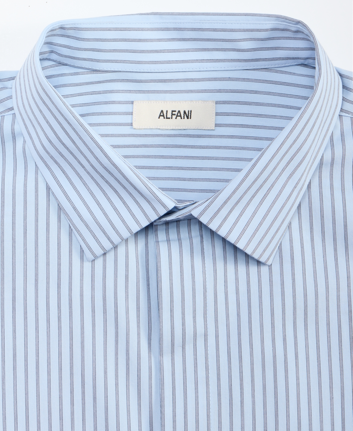 Alfani Men's Cotton Striped One-Pocket Regular-Fit Shirt, Macy's Exclusive