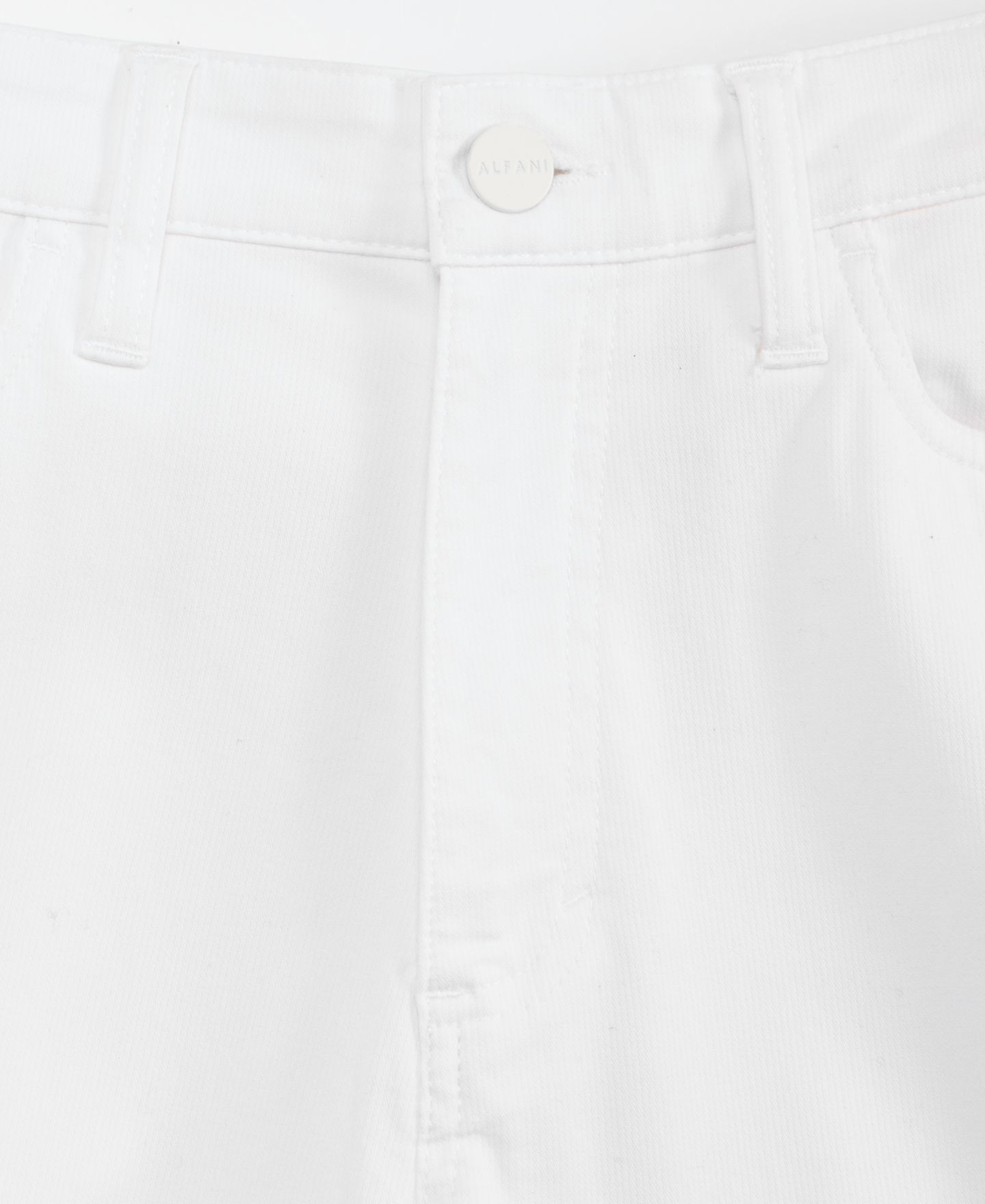 Мужские брюки Alfani Cotton-Blend 5-Pocket Regular-Fit, цвет: Яркий белый — фото 7