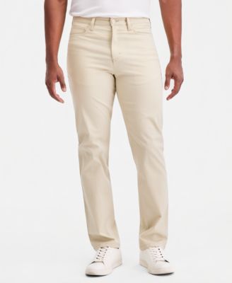 Men's Cotton-Blend 5-Pocket Regular-Fit Pants