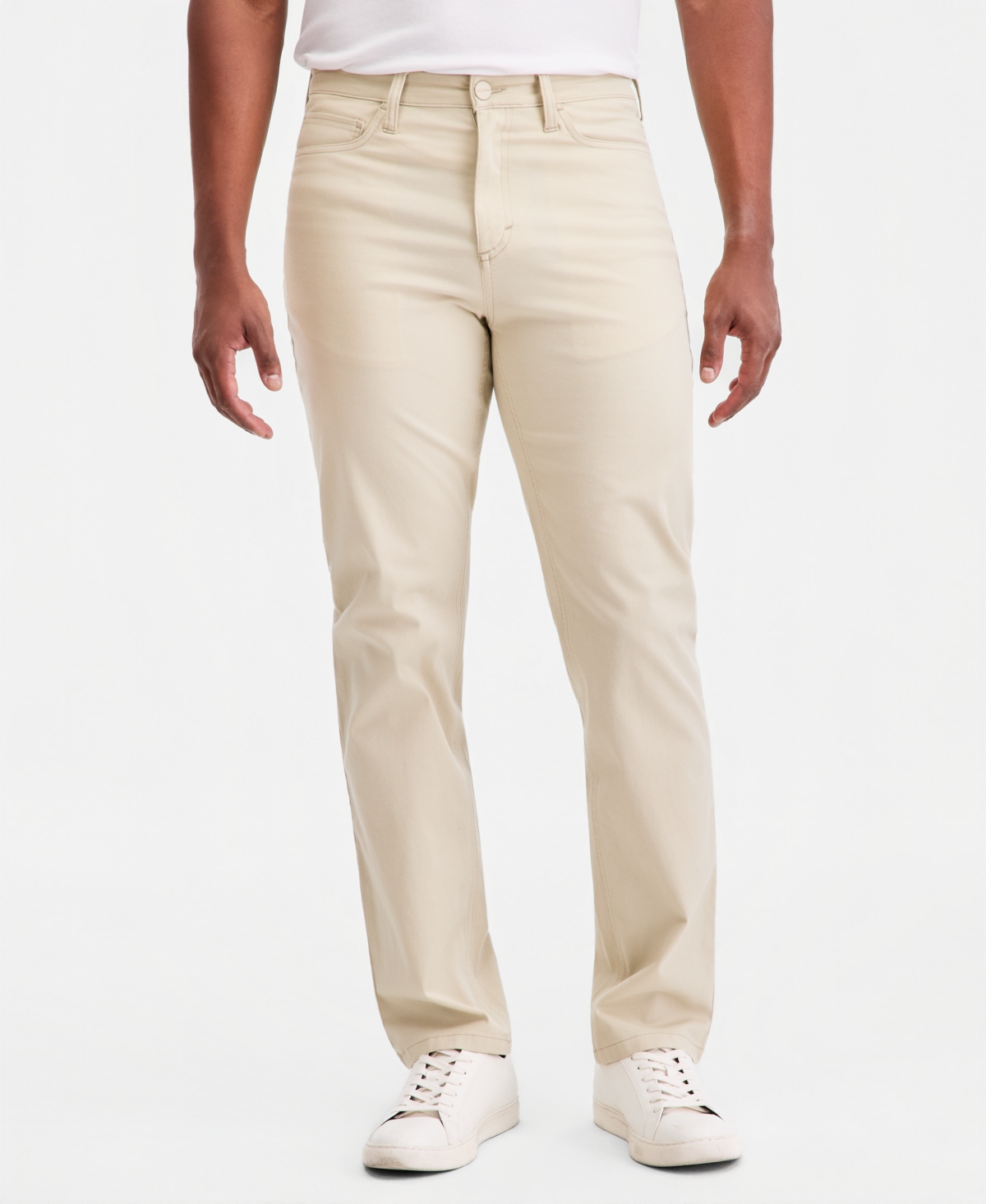 Alfani Men's Cotton-Blend 5-Pocket Regular-Fit Pants, Macy's Exclusive