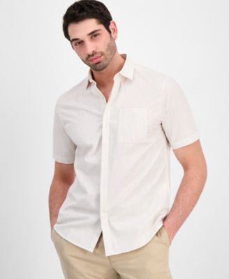Men's Cotton Luke Short-Sleeve Pocket Shirt