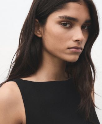 Women's Cropped Suit Vest