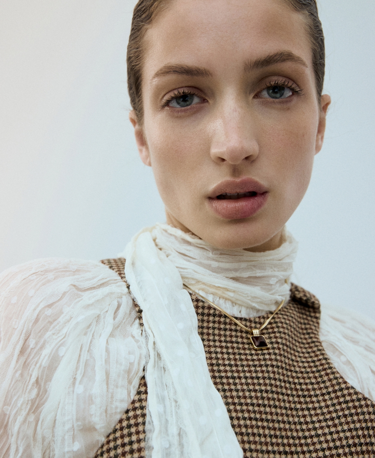 Mango Women's Houndstooth Wool-Blend Dress