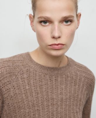 Women's Openwork Knit Sweater