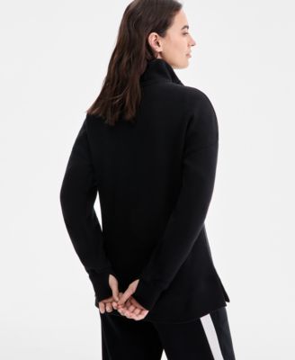 Women's French Terry Half-Snap Sweater