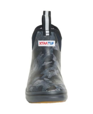 Women's Black Camo Ankle Deck Boot