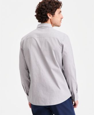 Aflani Men's Luke Cotton Long-Sleeve Button Shirt