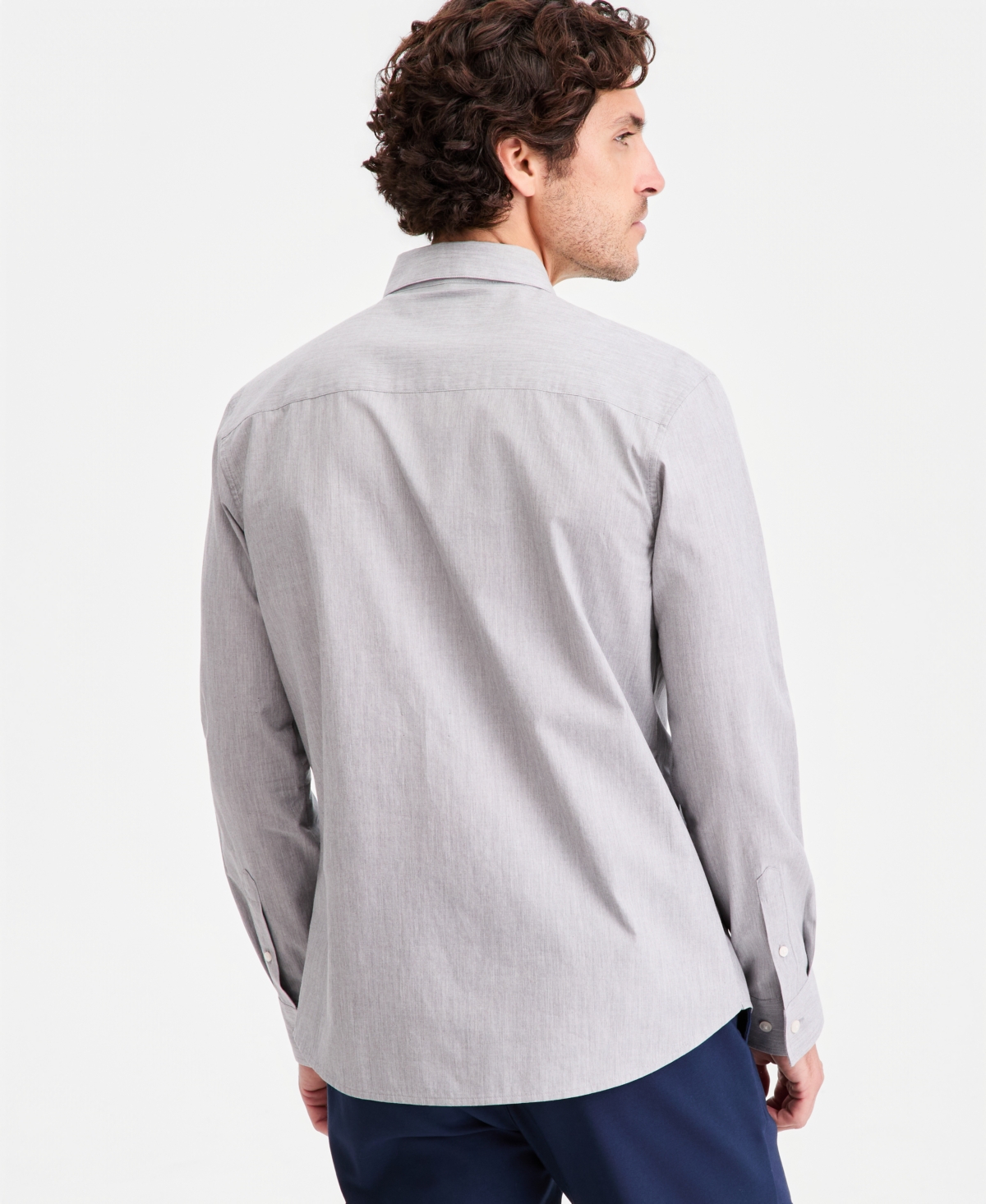 Aflani Men's Luke Cotton Long-Sleeve Button Shirt, Macy's Exclusive
