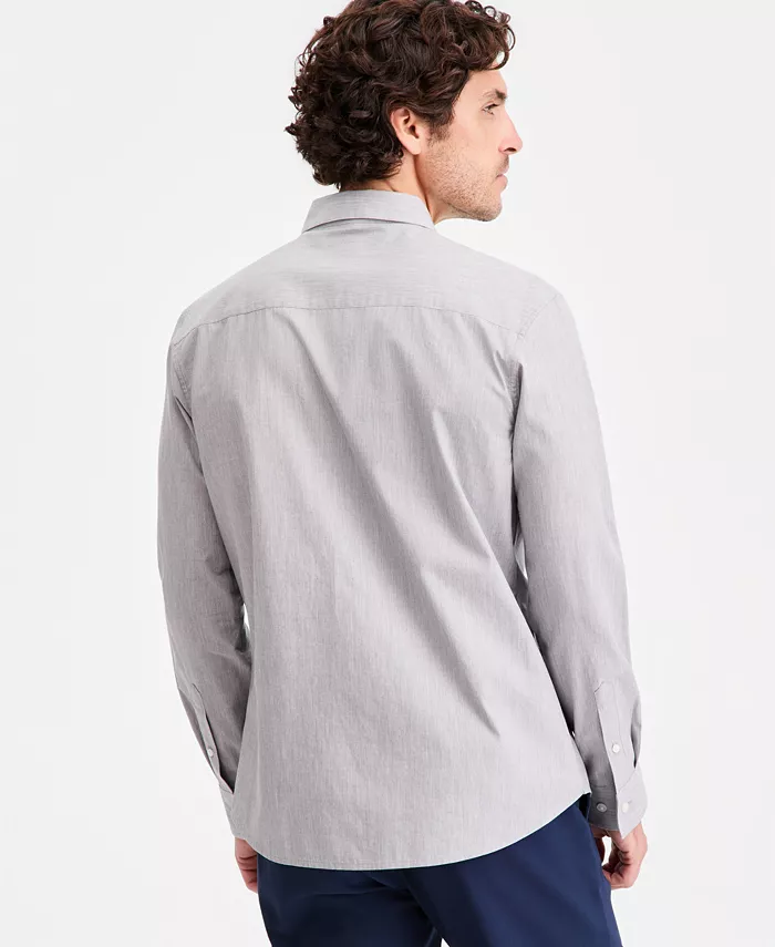 Aflani Men's Luke Cotton Long-Sleeve Button Shirt - thumbnail 3