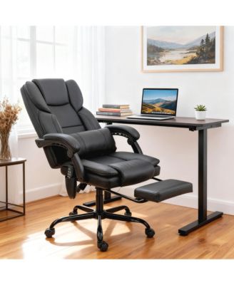 Office Chair with Massage, Reclining Desk Chair