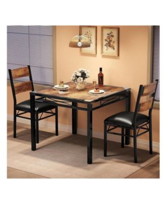 Kitchen Table Home Dining Table Set For 2 Wood Kitchen Table for Dining Room, Home Office, Living Room