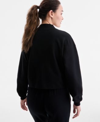 Women's Fleece Cropped Cardigan