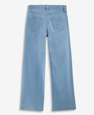 Girls' 5-20 Wide-Leg Jeans