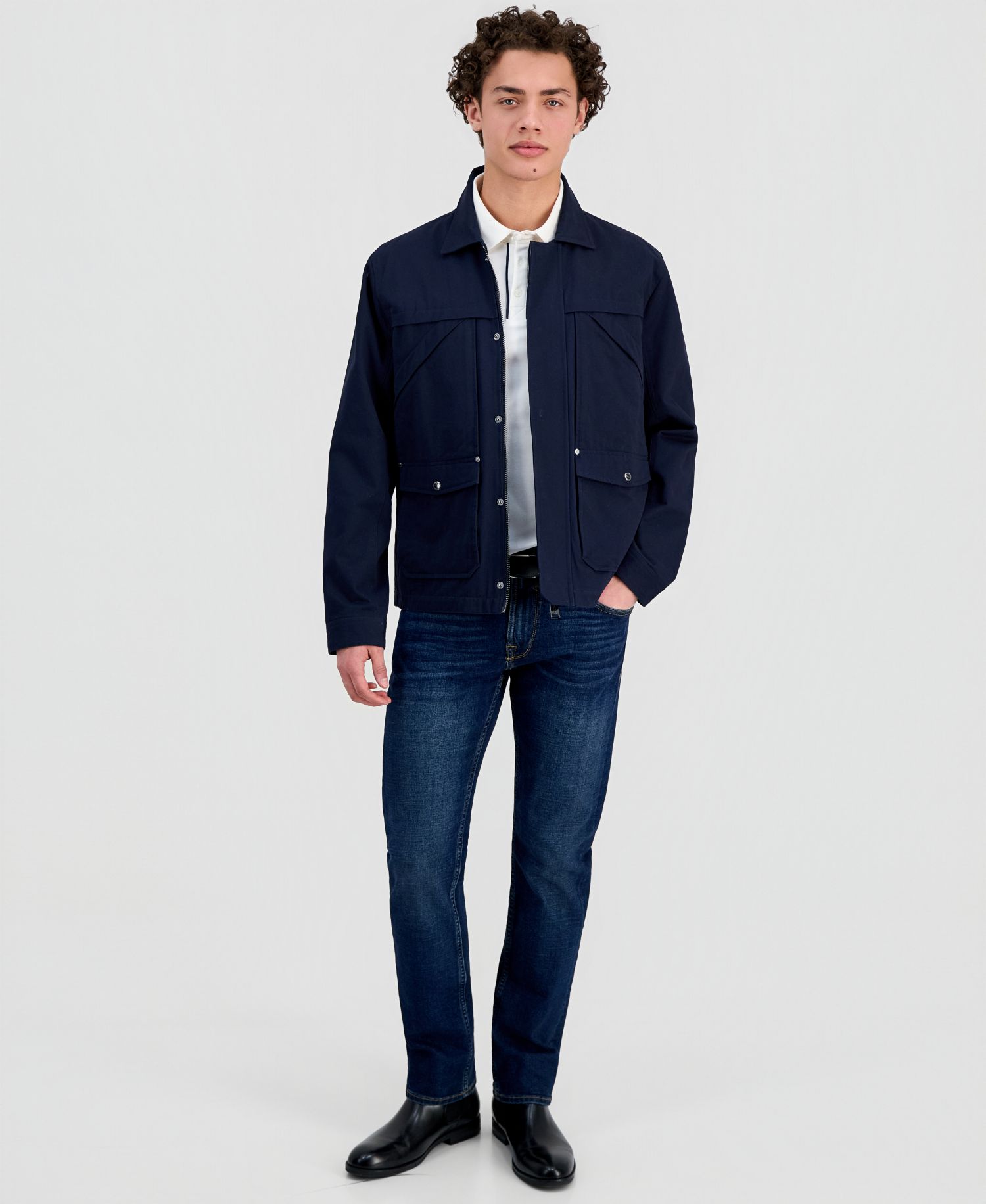 Men's Cavalry Twill Pocket Canvas Jacket
