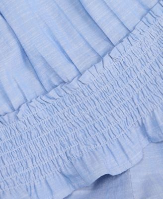 Girls' XS-XL Chambray Pants Set