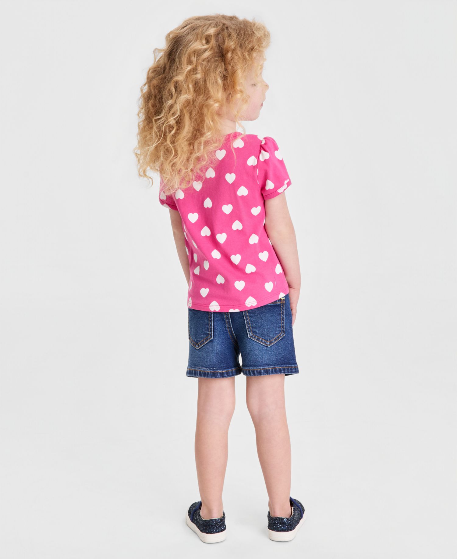 Girls' 12M-5T Heart Tie T-Shirt