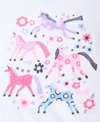 Girls' 12M-5T Unicorns Tee