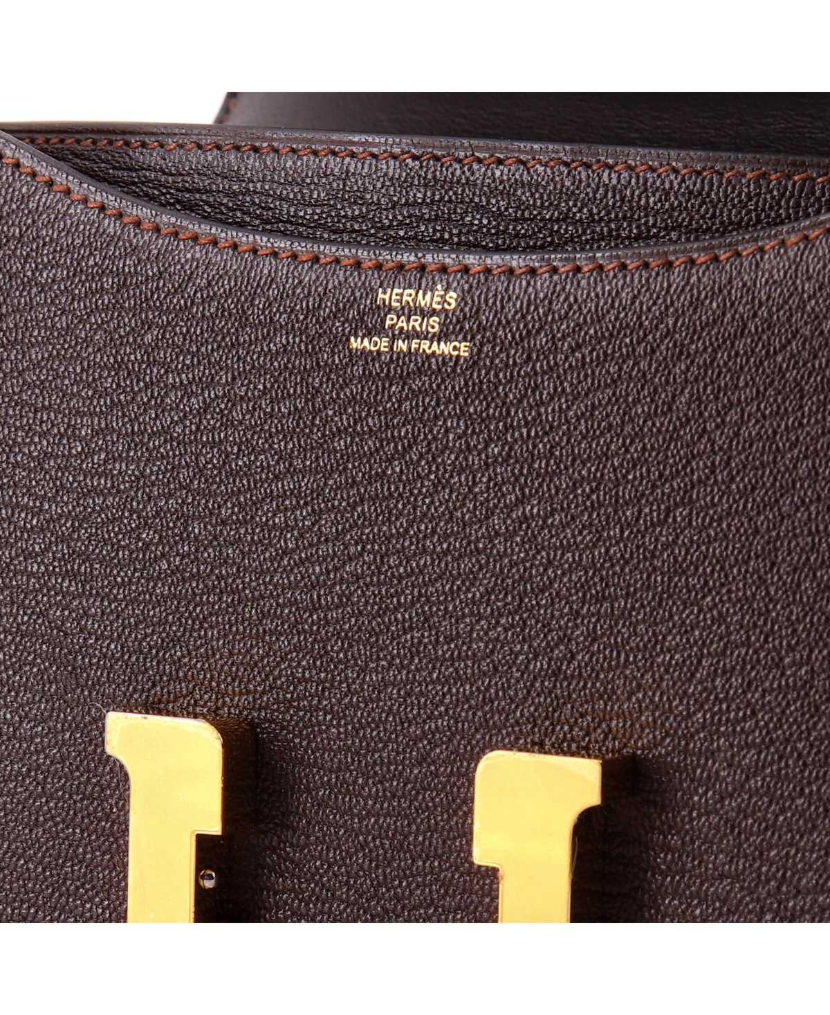 Pre-Owned HERMES 18 Constance Bag Chevre Mysore