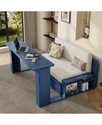  Full Size Daybed with Removable Desk & Storage Drawers