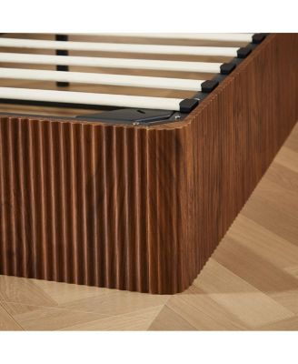 King Size Lift Up Storage Bed Frame, Walnut