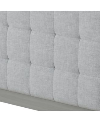 Solid Wood Platform Headboard Queen Bed