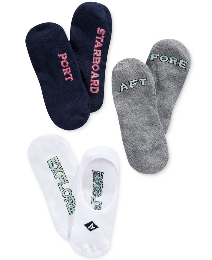 Sperry Men's Liner Socks, 3Pk. Macy's