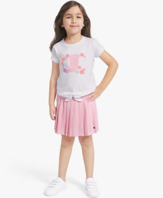 Girls' 4T-6X T-Shirt, Sweatshirt and Skort, 3-Piece Set