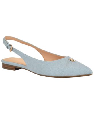 Women's Velina Pointed Toe Slingback Flats