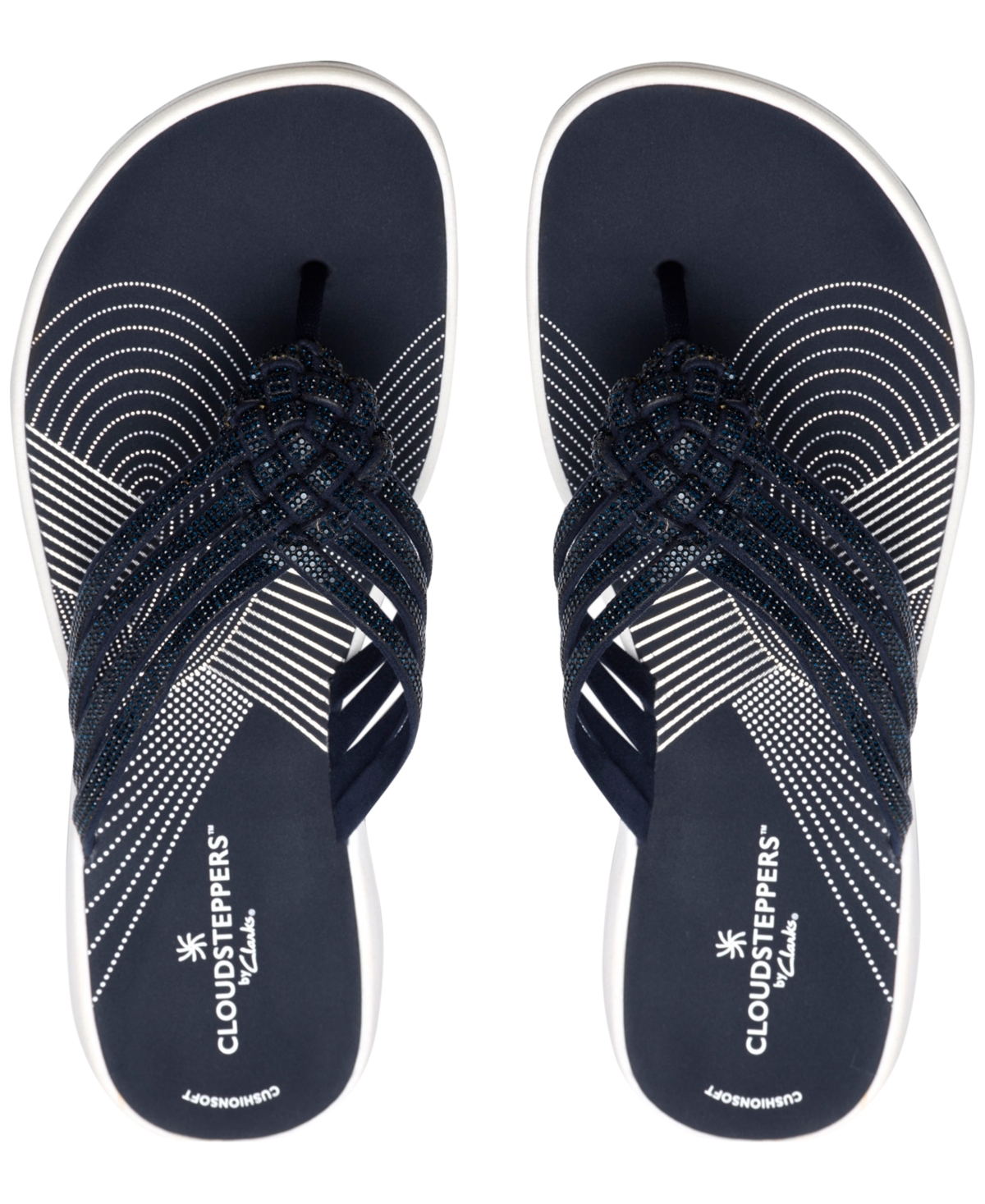 Clarks Women's Breeze Gem Flip Flop Flats