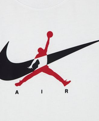 Boys' 4-7 Jumpman Swoosh Intersection Crewneck T-Shirt