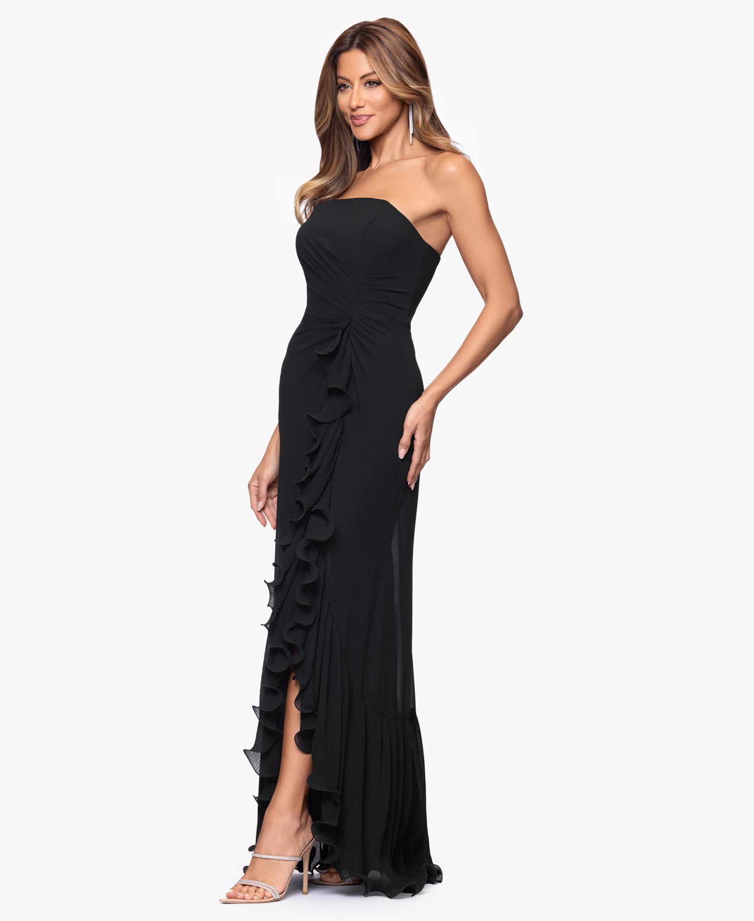 Women's Strapless Long Gown